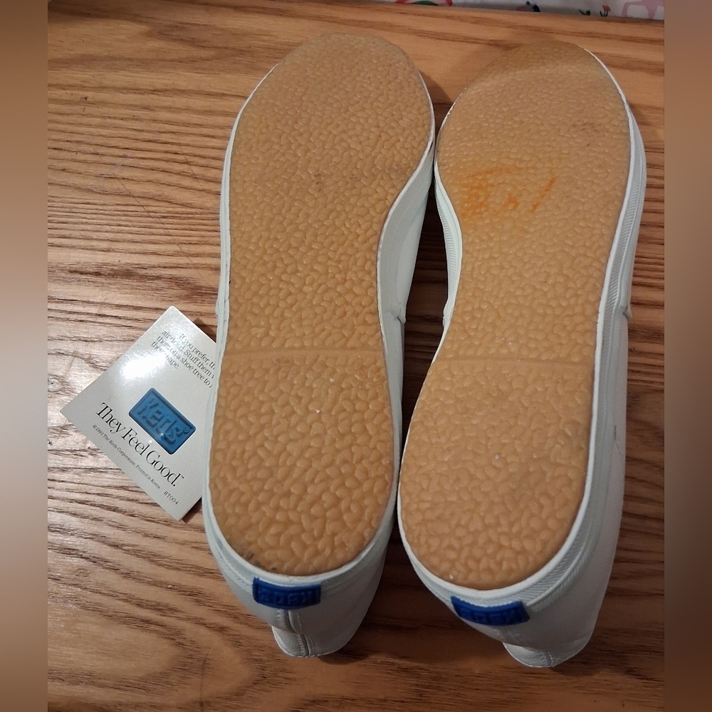 NWT RARE 1991 Korean Made Keds Starlight HiTop White Leather Sneaker Shoe SZ 10M - Picture 6 of 13